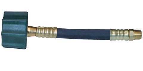 LP Gas Pigtail RV Propane Hose - Acme to Inverted Flare Length 15" MER425-15