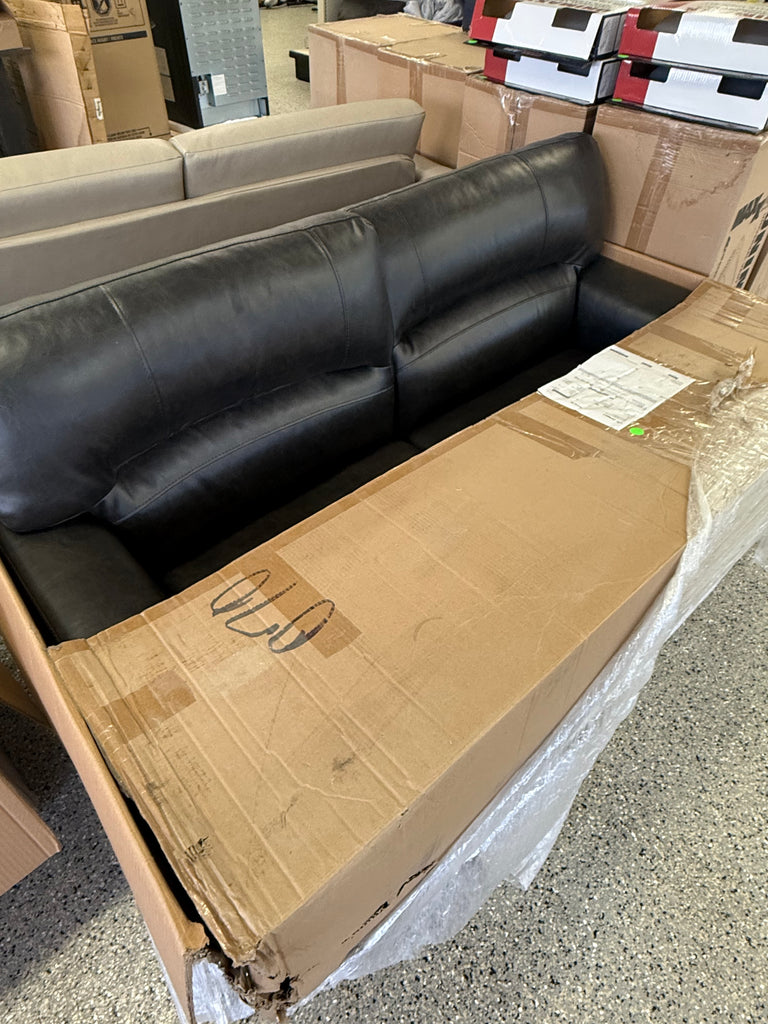 Dark Brown Fold Out Love Seat