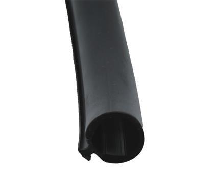 Slide in Secondary Seal - Black - 30' Roll - 13/16" x 11/16" x 30'
