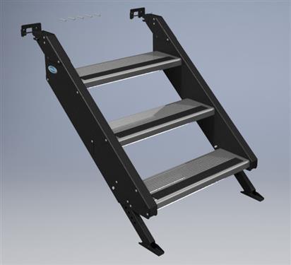 MorRyde Quick Connect Entry Step - 3 Step - STP54-010H