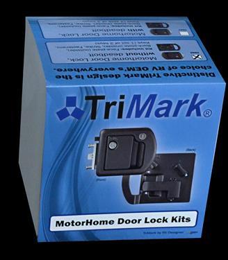 TriMark Motor Home Lock w/Deadbolt by RV Designer T507