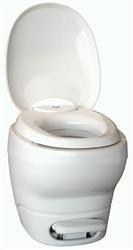 Thetford Bravura Low RV Toilet - White or Parchment