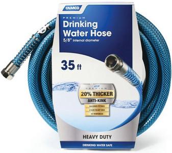 RV Fresh Water Hose with 2 Springs - 35'