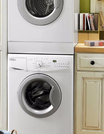 Whirlpool Stacking Washer Front Load Time Remaining Display
