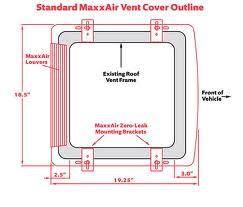 Maxxair Vent Cover - White - 00-933066