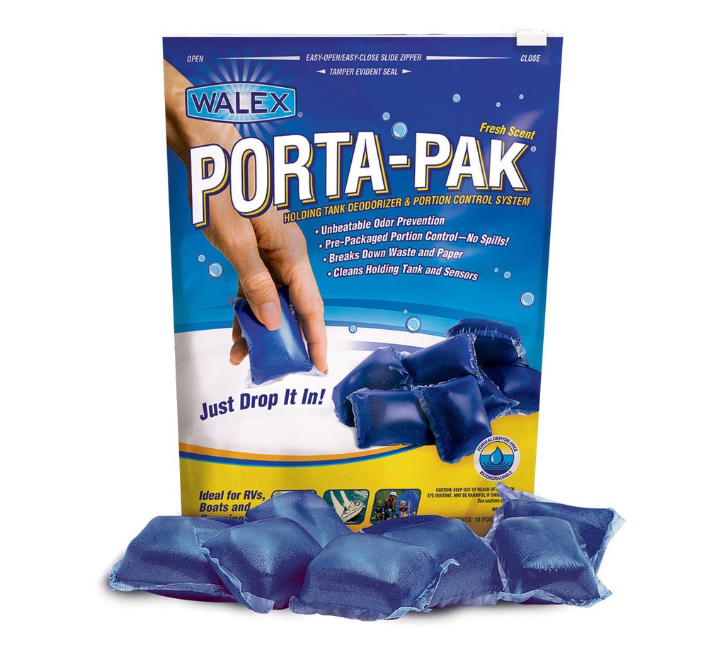 Porta-Pak RV Toilet Freshener - 10 Per Bag - Natural Scent